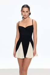 Adiel Deconstruct Ruch Spagetti Mini Elbise